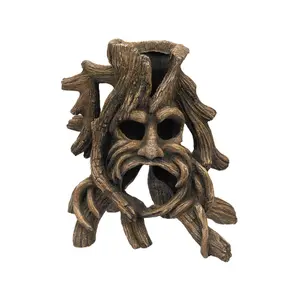 Aquarium decoration tree trunk scary face Nobby Pet