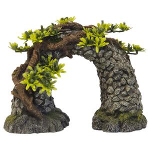 28741-aquarium-decoration-with-plants-nobby-pet-stone-arch-gray-green-17-6x8-5x13-cm