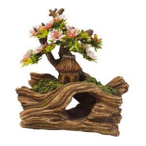 28743-aquarium-decoration-with-plants-nobby-pet-wood-with-hut-brown-green-14-5x9x16-3-cm