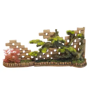 Aquarium decoration with plants Nobby Pet Wall Rest