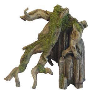 28753-aquarium-decoration-nobby-pet-mangrove-at-rock-brown-green-34-5x16x33-cm