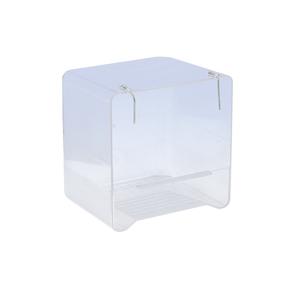 32612-bird-bath-with-metal-hooks-nobby-pet-white-13x11x13-cm