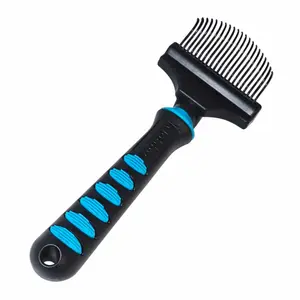 Sensitive detangling hook and raking comb Nobby Pet Comfort Line image-0