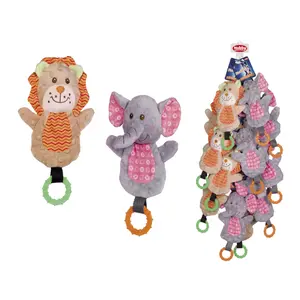 Peluches pour chien lion et éléphant sur bande Nobby Pet Cross-Merchandising (x12) image-0