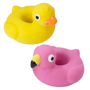 53013-set-di-giocattoli-per-cani-galleggiante-in-lattice-nobby-pet-x12-rosa-giallo-quattordici-centimetri