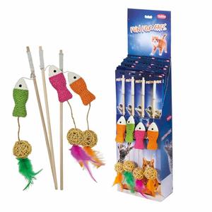 53020-cat-fishing-rod-set-with-fish-and-sisal-ball-nobby-pet-x9-beige-pink-orange-40-cm