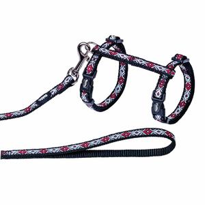 53053-05-cat-harness-and-lead-nobby-pet-rhombus-black-one-size