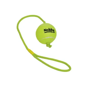 Tennisbold med kasteline til hunde Nobby Pet image-1