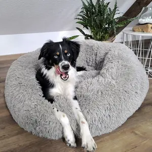 Κλασικό φιλόξενο κρεβάτι donut για σκύλους Nobby Pet Esla image-1