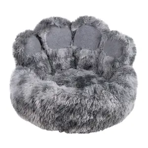 Στρογγυλό μπολ άνεσης για σκύλο Nobby Pet Paw image-0