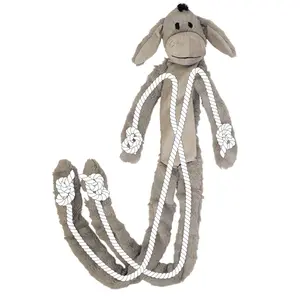 Peluche per cani asino lungo con corda all'interno Nobby Pet image-2