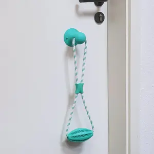 Rubber ball with rope for dogs Nobby Pet Dental Line image-1