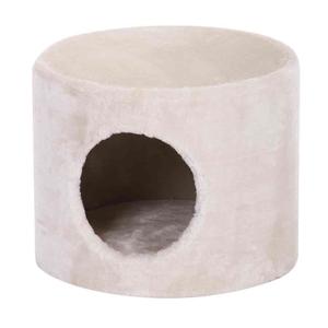 63160-92-shelter-for-round-cat-tree-nobby-pet-de-luxe-beige-38x30-cm