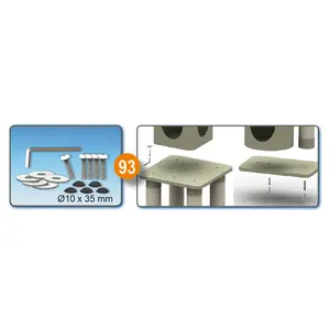 Σετ 8 βιδών για δέντρο για γάτες Nobby Pet De Luxe image-1