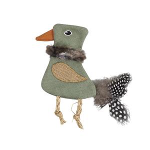 63954-plush-toy-for-cat-boiteard-fabric-with-catnip-nobby-pet-green-beige-15-cm