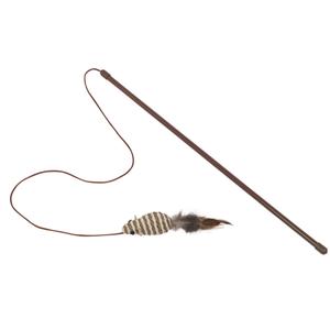 66911-cat-fishing-rod-with-feather-ball-rattle-nobby-pet-brown-76-cm