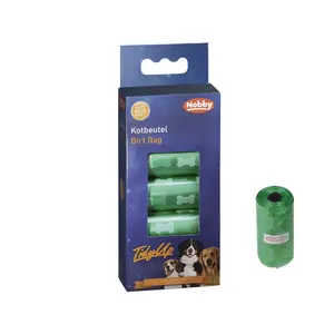 Rullar med 15 hundbajspåsar med benavtryck Nobby Pet TidyUp image-0