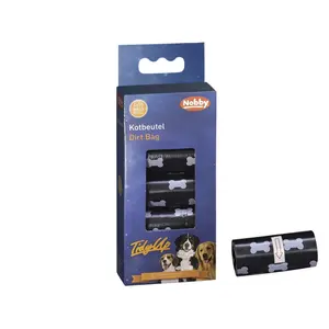 Rullar med 15 hundbajspåsar med benavtryck Nobby Pet TidyUp image-0