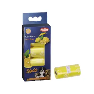 Rollos de 20 bolsas para excrementos de perro con aroma de limón Nobby Pet TidyUp image-0