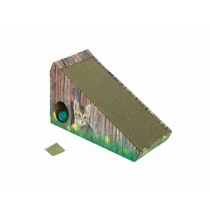 Rascador para gatos con rampa de cartón Nobby Pet image-0