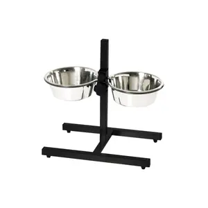 Suporte de taças ajustável, incluindo taças Nobby Pet Diner Bar 2,50 ltr image-0