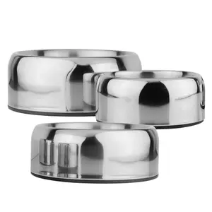 Double-walled stainless steel dog bowl with anti-slip surface Nobby Pet Zarif image-1
