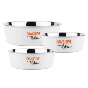 Gamelles pour chien inox antidérapante Nobby Pet Fusion image-1