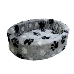 Panier en peluche pour chien Nobby Pet Patte image-0