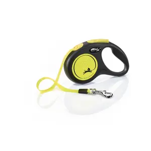 Λουρί σκύλου από ιμάντα Nobby Pet Flexi New Neon image-0