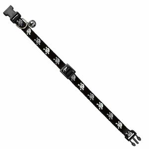 78075-skull-cat-collars-nobby-pet-black-one-size