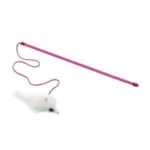 Caña de pescar para gatos peludos de pelo largo Nobby Pet