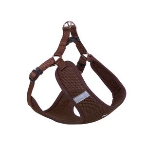 80623-23-uprzaz-dla-psa-nobby-pet-mesh-reflect-brazowy-2xs