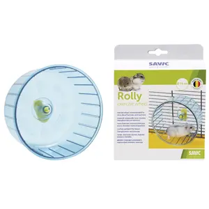 81060-hamsterhjul-nobby-pet-rolly-wheel-bla-14-cm