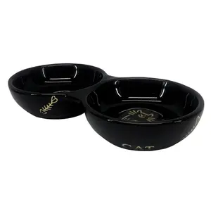 Ceramic double bowl for cats Nobby Pet Doréen Cat