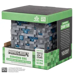 Irodai lámpa - Fénylő gyémánt Noble Collection Minecraft image-1