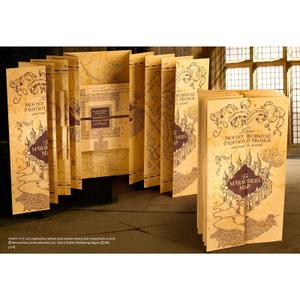 812370013852-fantasilekar-noble-collection-harry-potter-marauders-map-gul-39x21-cm