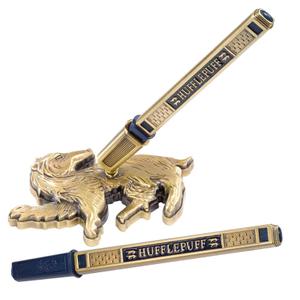Kuglepen med stativ Noble Collection Harry Potter Hufflepuff