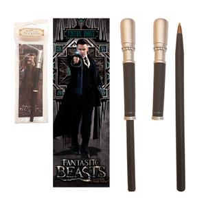 Baguette-pen og bogmærke Noble Collection Fantastic Beasts Percival Graves
