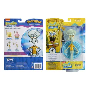 Sponge Bob action figure Noble Collection Bob l´éponge Bendyfigs Squidward image-1