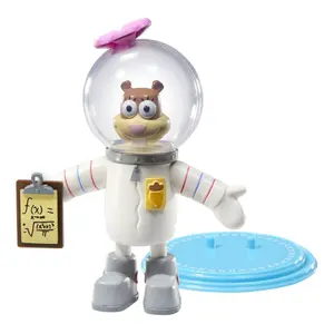 Flexible SpongeBob action figure Noble Collection Bendyfigs Sandy Cheeks image-0