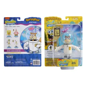 Flexible SpongeBob action figure Noble Collection Bendyfigs Sandy Cheeks image-1