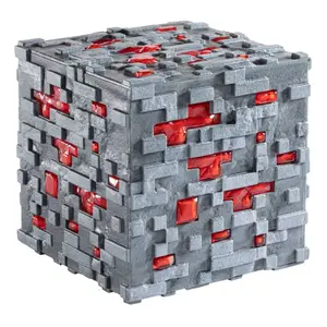 Decoratie Noble Collection Minecraft Illuminating Redstone Ore Cube