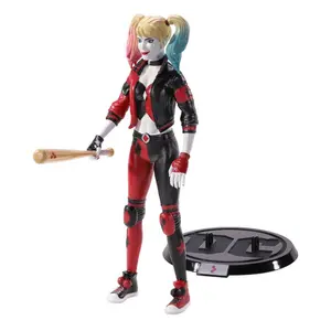 Flexible figurine Noble Collection DC Comics Bendyfigs Harley Quinn Rebirth image-0
