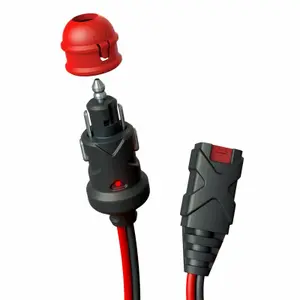 Motorcycle Battery Charger Cigarette Lighter Noco X-Connect Dual-Size Male Plug image-1