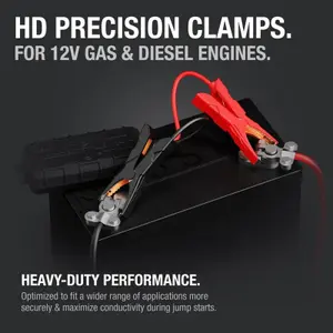 Motorfietsaccu-adapter met klemmen Noco HD Precision image-1