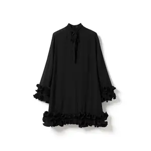 Robe corta a volantini donna Noella Latania image-1