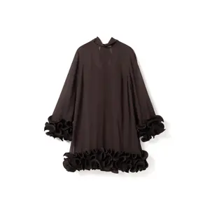 Robe corta a volantini donna Noella Latania