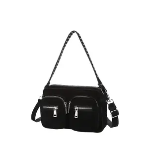 Women's shoulder Bag Noella Celina Real Suede image-1