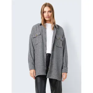 Camisa comprida feminina Noisy May Flanny image-1