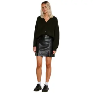 Női hasított szoknya Noisy May Nmclara Penny PU HW image-2